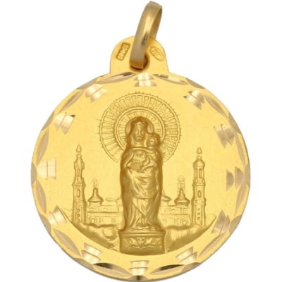Medalla Virgen del Pilar de oro 18kl