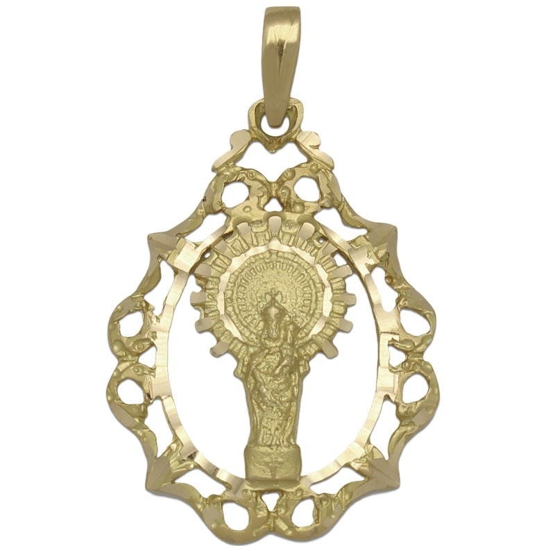 Medalla de oro de Virgen del Pilar