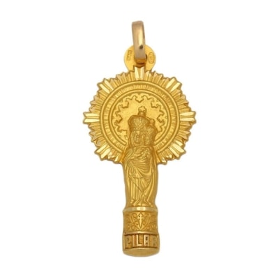 Medalla Virgen del Pilar de oro